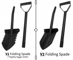 swagier v1 + v2 folding spade
